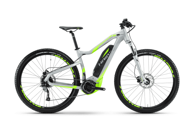 Электровелосипед Haibike Sduro HardNine 4.0 400Wh 9-Sp Acera (silver) Серебристый original 2017